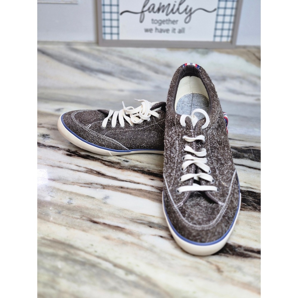 SeaVees‎ Westwood Sneaker Mens 11.5 Brown Hairy Suede Low Top Lace Up
